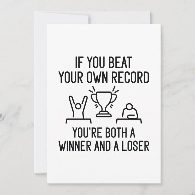 Cartão De Agradecimento Registro de Beat (Frente)