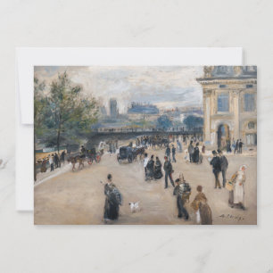 Cartão De Agradecimento Renoir - Paris, Institut no Quai Malaquais