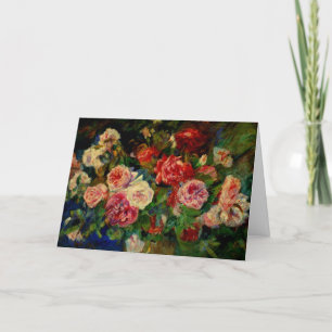 Cartão De Agradecimento Renoir - Rosas