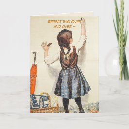 CARTÃO DE AGRADECIMENTO REPETIR - OBTENHA UMA PLACA BEM