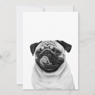 Cartão De Agradecimento Retrato de Animal de Estimação Personalizado   Fot