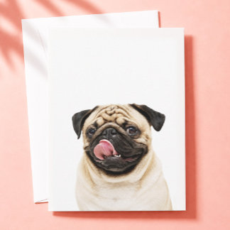 Cartão De Agradecimento Retrato de Animal de Estimação Personalizado | Fot
