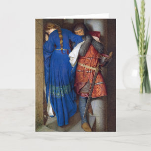 Cartão De Agradecimento Reunião sobre as Escadas da Torre por F. W. Burton