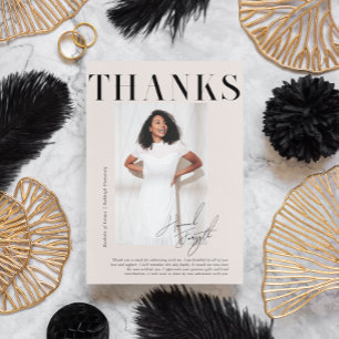 Cartão De Agradecimento Revista Na moda moderna   Graduação