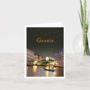 Cartão De Agradecimento Rialto Thank You Note Card