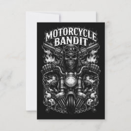 Cartão De Agradecimento Ride of the Iron Bandit