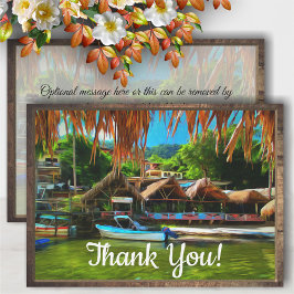 Cartão De Agradecimento Rio Mismaloya Obrigado 0331