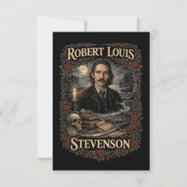 Cartão De Agradecimento Robert Louis Stevenson