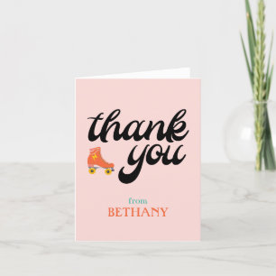 Cartão De Agradecimento Roller Skate Thank You Card