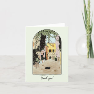 Cartão De Agradecimento Roma Itália Aquarela