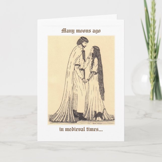 Cartão De Agradecimento "Romance Floured" (Frente)