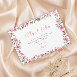 Cartão De Agradecimento Rosa Corado Prata Meus Quinze Brilho Quinceañera