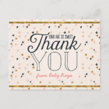 Rosa & obrigado Dourado das estrelas da cintilação