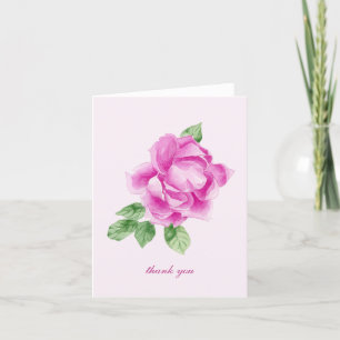 Cartão De Agradecimento Rosa Rosa Rosa Rosa Melancia Feminina
