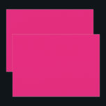 Cartão de Agradecimento Rosa Vibrante | Estilo Min<br><div class="desc">Um cartão de agradecimento cor-de-rosa vibrante que transmite estilo ousado,  charme moderno e gratidão inesquecível.</div>