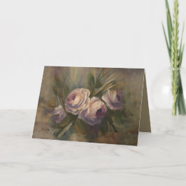 Cartão De Agradecimento Rosas da Mamãe