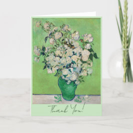 Cartão De Agradecimento Rosas, Vincent van Gogh