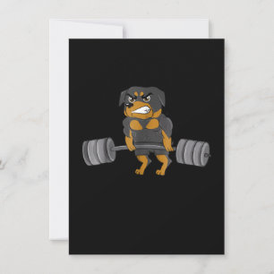 Cartão De Agradecimento Rottweiler - Cão-de-Criança