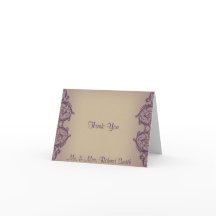 Roxo Creme Vintage Pergaminho Sofisticado Casament