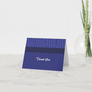 Cartão De Agradecimento Royal Blue Thank You
