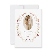 Rua Botânica Rústica de Foto Oval Floral