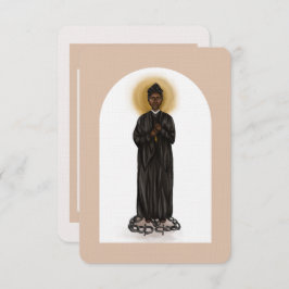 Cartão De Agradecimento Rua Josephine Bakhita Prayer Card