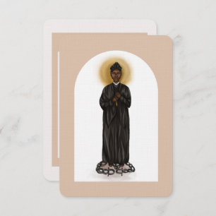 Cartão De Agradecimento Rua Josephine Bakhita Prayer Card