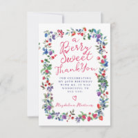 Rustic Boho Berry Summer 50th Birthday Flat