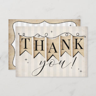 Cartão De Agradecimento Rustic Faith Hope Love Vintage Casamento Cristão