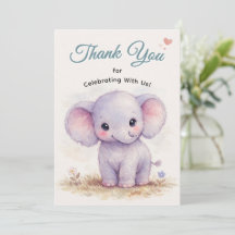 Safári de Elefante Bebê Roxo Fofo