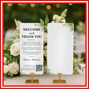 Cartão De Agradecimento Sage Green Folhas Obrigado Seja Bem-vindo a Cartõe