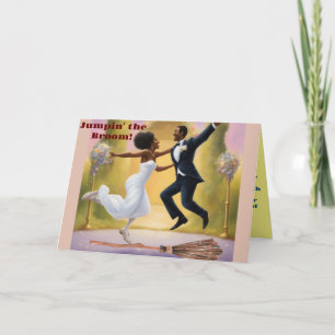 Cartão De Agradecimento Salto de Vassoura