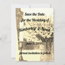 Cartão De Agradecimento Salve a Data