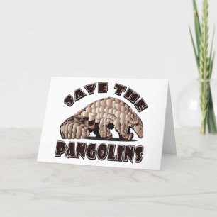 Cartão De Agradecimento Salve Os Pangolins