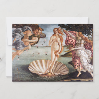 Cartão De Agradecimento Sandro Botticelli - Nascimento de Vênus