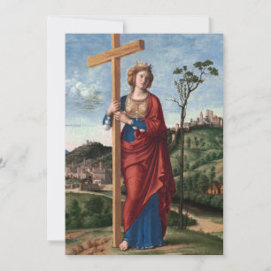 Cartão De Agradecimento Santa Helena com a Vera Cruz Arte Sacra