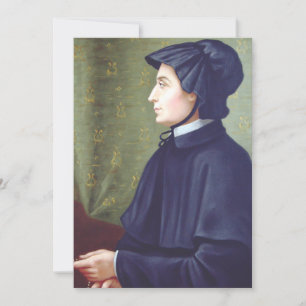 Cartão De Agradecimento Santa Isabel Ana Seton