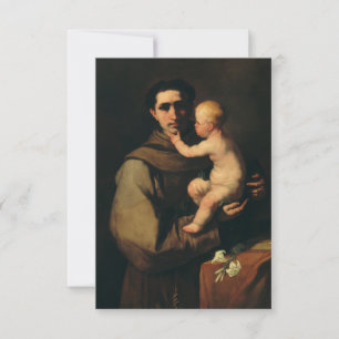 Cartão De Agradecimento Santo António de Pádua por Luca Giordano