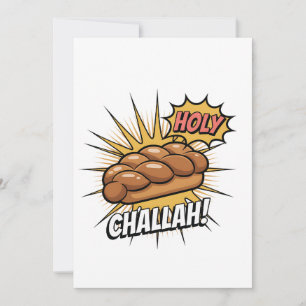 Cartão De Agradecimento Santo Challah Engraçado Judeu Hanukkah Judeu