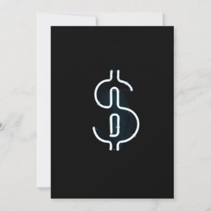Cartão De Agradecimento Santo dólar neonário