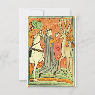 Cartão De Agradecimento Santo Eustáquio Apóstolo das Ardenas