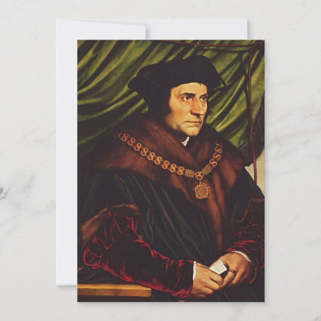 Cartão De Agradecimento Santo Tomás Moro (Frente)