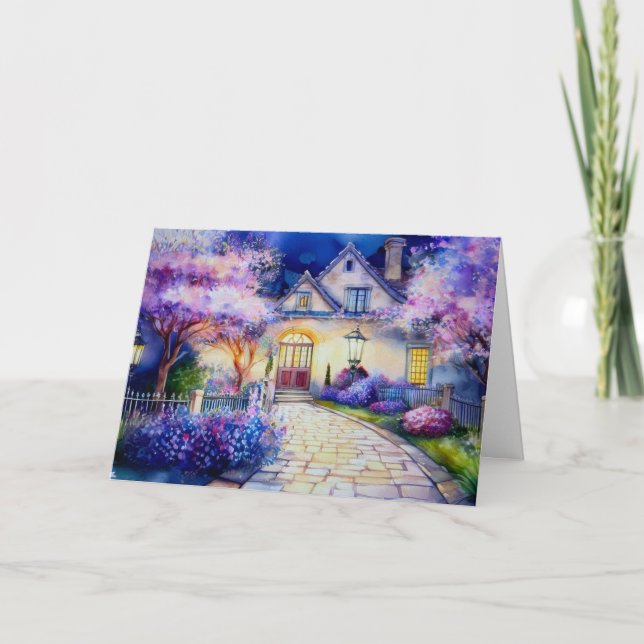 Cartão De Agradecimento Saras Cottage (Frente)