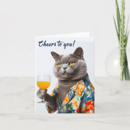 Cartão De Agradecimento Saúde Para Você Fazer Parabéns De Aniversário