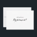Cartão De Agradecimento Script Mínimo Você Será Minha Placa De Bridesmaid<br><div class="desc">O moderno e elegante roteiro mínimo impresso para design será minha placa de proposta da Bridesmaid que pode ser personalizada com seu texto. Clique no botão "Personalizar" e use nossa ferramenta design para modificar este modelo. Veja a Design de Arte Gráfica para outros produtos que combinam com este design!</div>