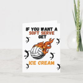 Cartão De Agradecimento se você quer um serviço suave, consiga sorvete