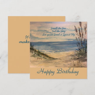Cartão De Agradecimento Seagrass Flat Card
