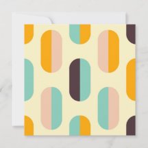 Seamless geometric pattern in retro vibes