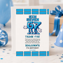 Seis Sete Meme 7º Aniversário | Divertido Moderno