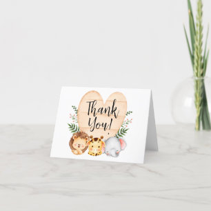 Cartão De Agradecimento Selgle Safari